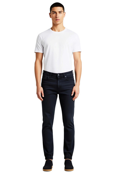 PayBuy Ανδρικό τζιν παντελόνι Jogger μόδας κανονικό αγόρι κανονική μέση βαμβακερή καθημερινή χρήση Εποχιακή χρήση