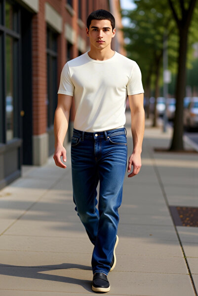 PayBuy Men's Fashion Skinny Slim Fit Jeans Denim Pants Comfort Woven Daily Use Durable Material