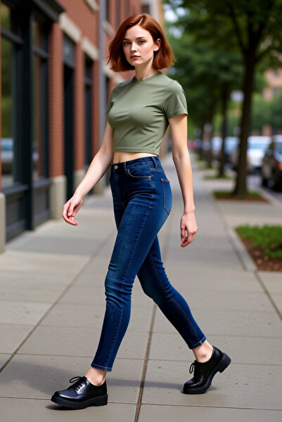 PayBuy Moda femei Skinny Jean Talie înaltă Pantaloni strâmți Denim Combinații...