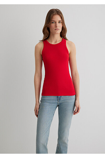 Mavi Halter Neck Red Basic Tank Top Slim Fit / Slim Fit 1612462 -70467