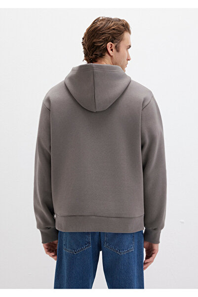 Mavi Hooded Anthracite Basic Sweatshirt 0S10275-70096