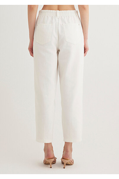 Mavi Off-white Women's Woven Trousers - M 1010649