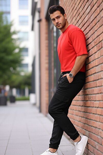 comstar Men's Jogger Waist Elastic Trousers