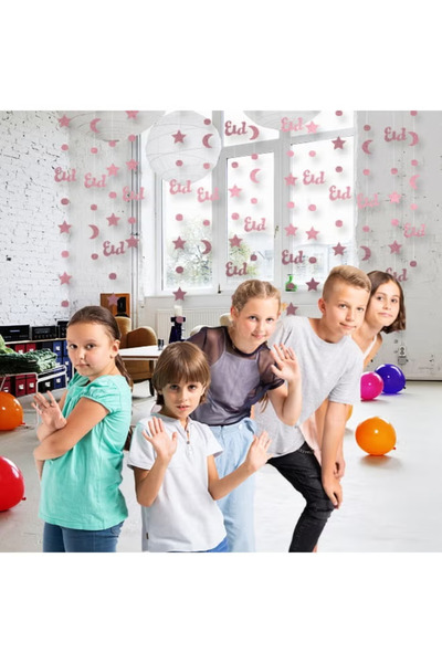 Laravel 5 Packs - Eid Mubarak Star Moon Lantern Ramadan Garland Hanging Ramadan Decoration Hanging Ornaments