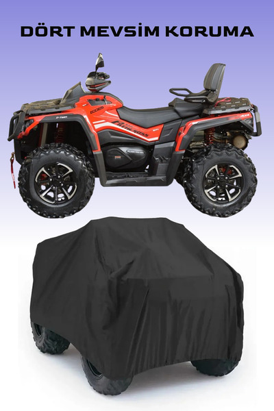 Breen Aodes Pathcross 650 L Atv Tarpaulin، قماش أسود، آمن، مقاوم للماء