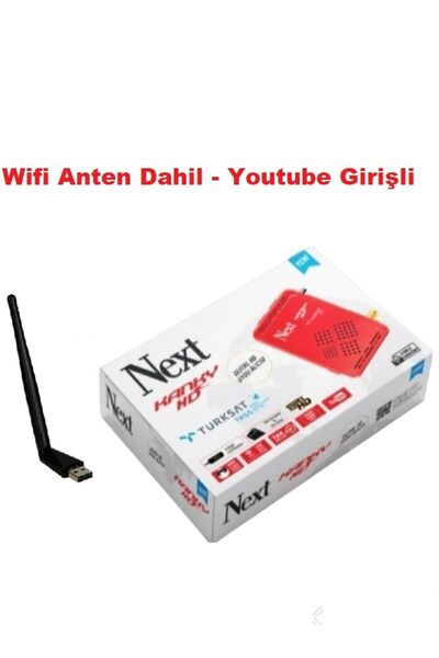 NEXT NEXTSTAR Full HD Uydu Alıcı Wifi Anten Dahil Youtube Özellikli Tak Çalıştır