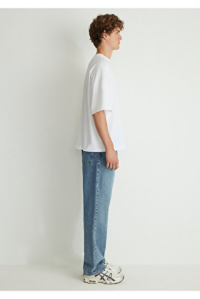 Mavi Crew Neck Basic White T-Shirt Oversize / Wide Cut0611931-620