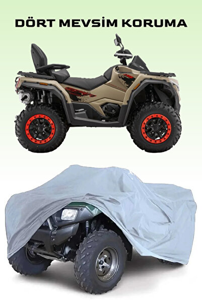 Breen Qj Motor Sfa 1000 Atv Branda, Gri, Güvenli, Su Geçirmez Dayanıklı Kumaş
