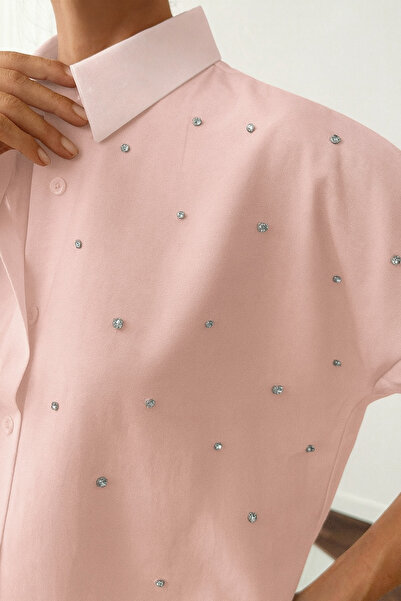 Basko fashion Πουκάμισο salash με πέτρα