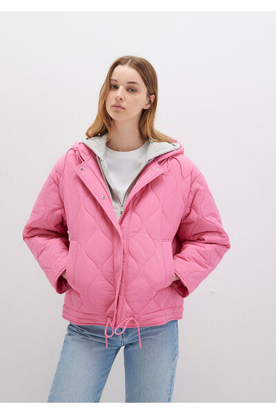 Mavi Quilted Waist Lace Pink Jacket Oversize / Wide Cut1110323-86413