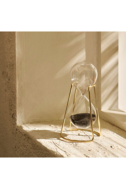 Bella Maison Dune Kum Saati Siyah (9x9x16 cm)