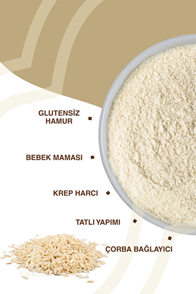 Fahra Kepekli Esmer Pirinç Unu 500g Glutensiz