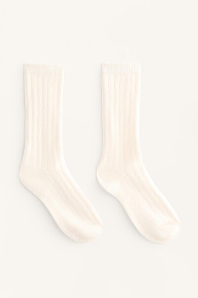 Oysho Kaşmir karışımlı klasik çorap