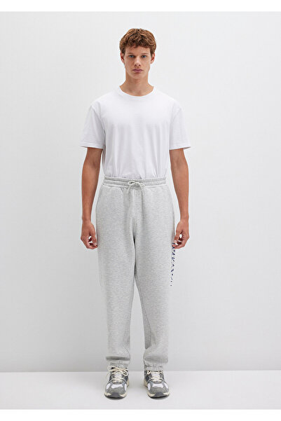 Mavi Logo Printed Gray Sweatpants 0010208-80196