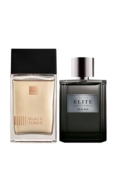 AVON Elite Gentleman in Black ve Black Suede Erkek Parfüm Paketi