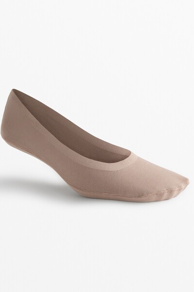 Oysho 2 pairs of medium-cut cotton blend invisible socks