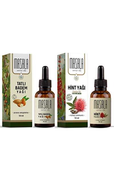 Masala Tatlı Badem Yağı + Hint Yağı 2 X 50 Ml