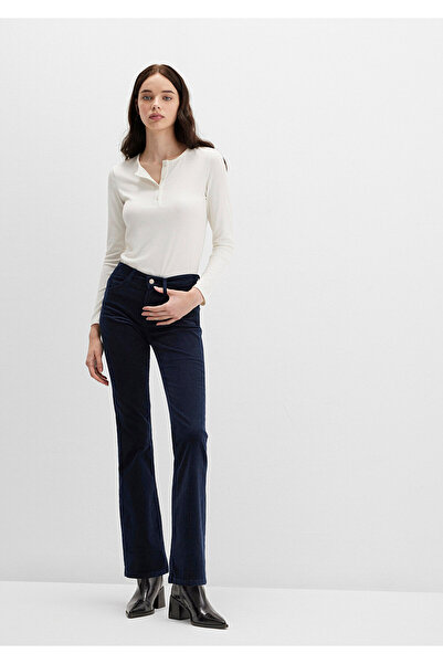 Mavi Molly Marineblaue Samthose 1013682993