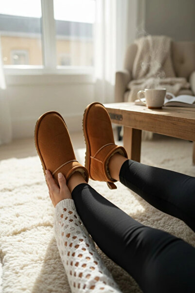 Sivarro Γυναικείες μπότες Ultra Mini Classic Suede Feather - Μαύρες