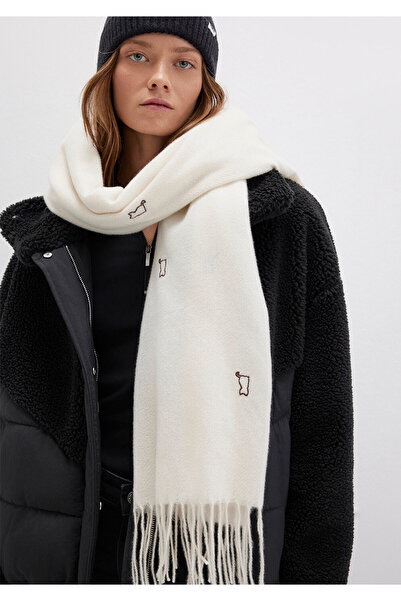 Mavi Γάτα Κεντημένο Μπεζ Κασκόλ 1911730-34523