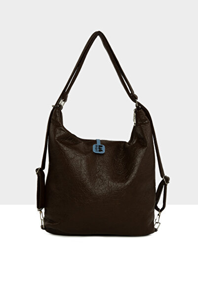 Bagmori Brown Women's Five-Pocket Casual Strap and Backpack Bag M000008664