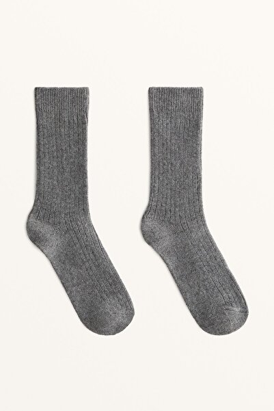 Oysho Classic socks in 15% cashmere 10% wool