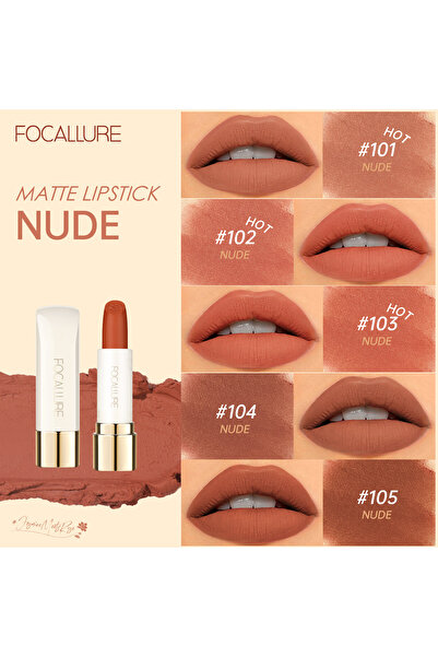Focallure Pure Matte Lipstick FA - 203 #001