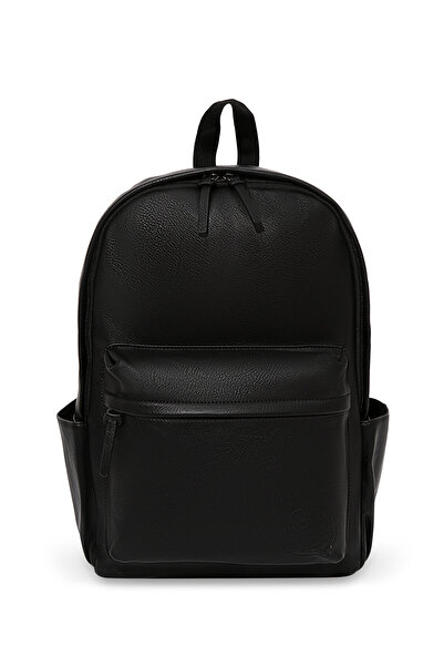 Mavi Black Faux Leather Backpack 0910973 -900