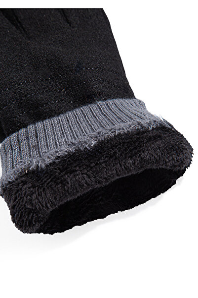Mavi Wool Blend Black Gloves 0911142-900