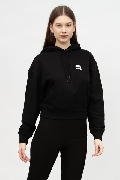 Karl Lagerfeld Ikonik Kadın Kapüşonlu Sweatshirt