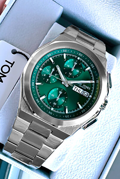 Tom Jones طقم هدايا ساعة يد وسوار موديل Agr171