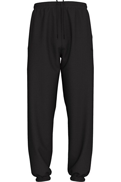 Calvin Klein Erkek Regular Fit Monogram Nakışlı Jogger Eşofman Altı - Siyah