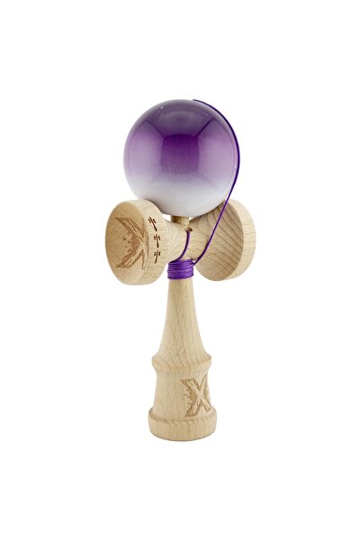 Flippy Kendama X Originala, Profesionala, Flippy, Big Cups V2, Super Sticky, Rulment Metalic,Mov/Alb