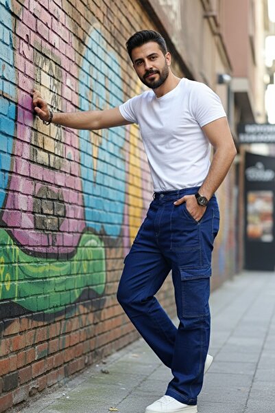 comstar Cargo Baggy Trousers with Side Pockets