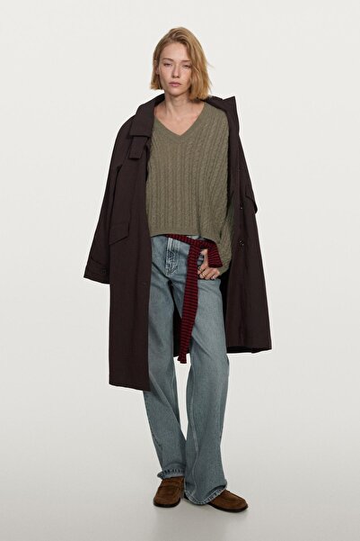 Massimo Dutti %100 kaşmir oversize triko kazak