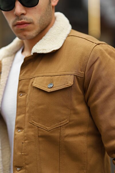 comstar Ανδρικό τζιν μπουφάν με γούνα