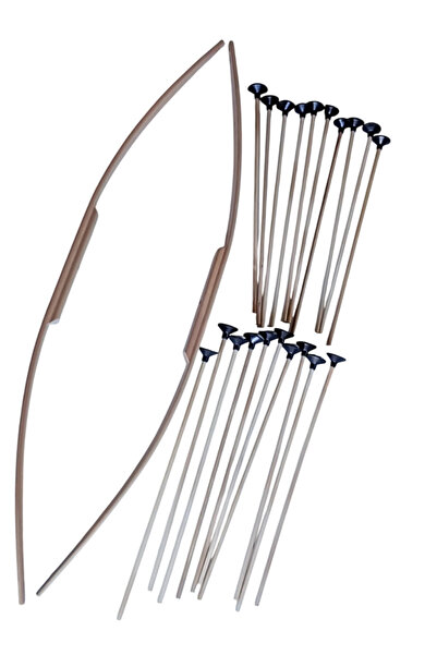 Ahtek Natural Wooden Arrow Bow Set 2Bows + 20 Arrows
