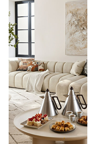 Generic 1 liter/700 ml tea and coffee thermos set with an elegant design