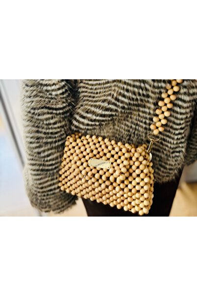 Nildesign Clutch Ahşap çanta