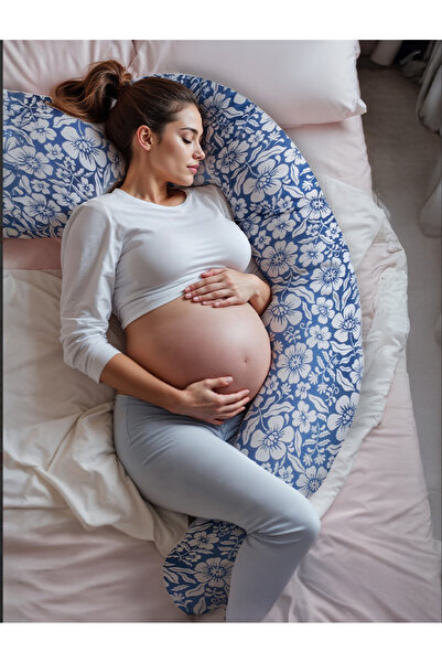PUFYMAX Hamile yastığı,emzirme yastığı,uyku arkadaşı,aktivite yastığı,pamuk k...