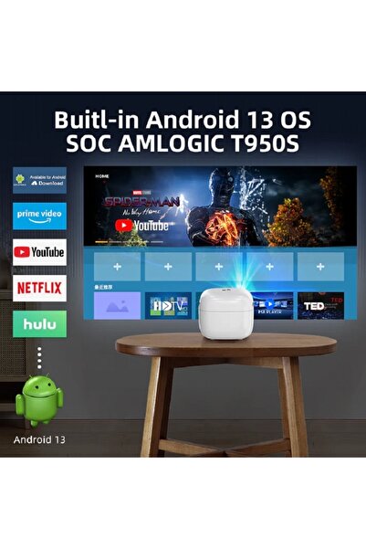 Merlin Cube Premium Smart Portable Projector