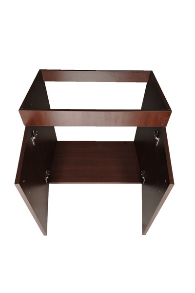 OEM Sink Cabinet with 2 Doors, Wenge, 80x82x50 cm, 18mm Chipboard, Adjustable Legs