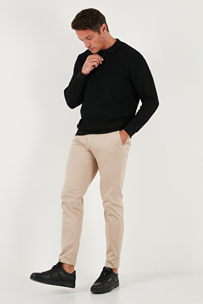 Buratti Βαμβακερή κανονική εφαρμογή με κουμπιά Polo Neck Sweat Ανδρική SWEAT 5905739