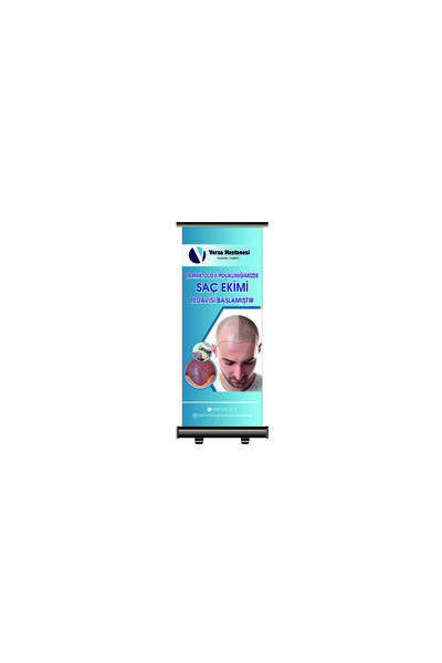 MayMun Design Firmanıza Özel Baskılı Roll Banner Roll-Up