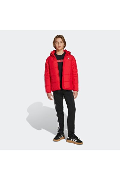 adidas Padded Children's Red Jacket Jw1108