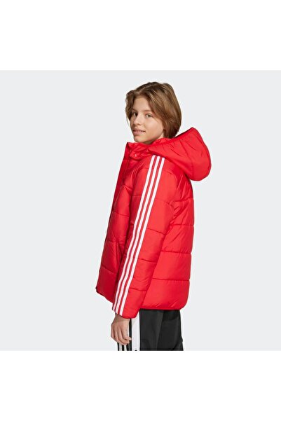 adidas Padded Children's Red Jacket Jw1108