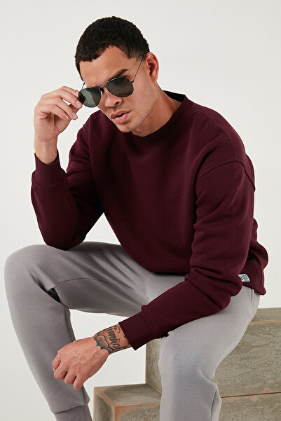 Buratti Regular Fit Crew Neck Cotton Lining Soft Raised Sweat Men's SWEAT 5905255