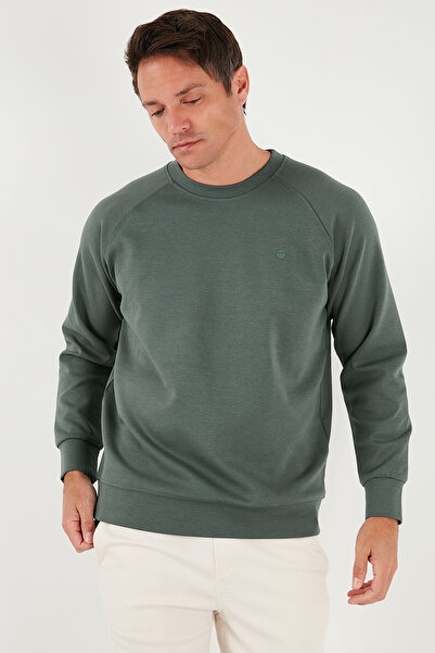 Buratti Stretch Cotton Relaxed Fit Crew Neck Sweat Men's Sweat 5901210