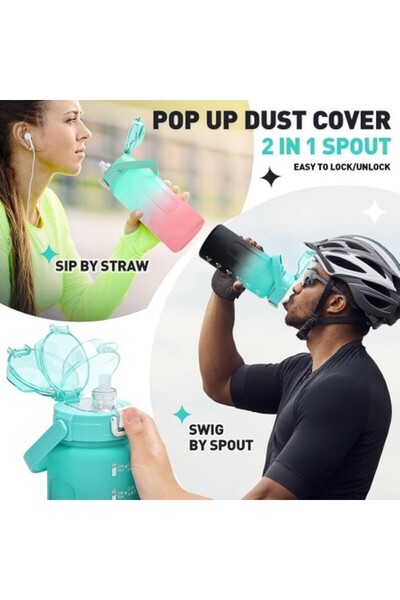 Vagonlife Water Flask 1500ML VGN2213 Blue Pink