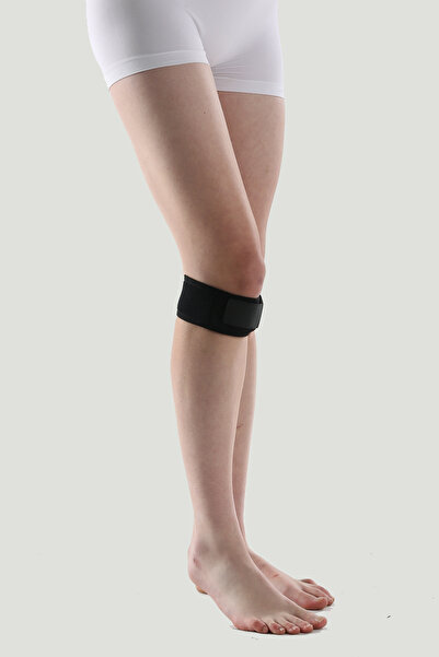 POLİMED PATELLA TENDON BANDAJI SİLİKON DESTEKLİ BANDAJ DİZ EKLEM AĞRILARI